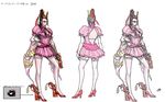  1girl alternate_costume bayonetta bayonetta_(character) bullet_bill nintendo official_art princess_peach princess_peach_(cosplay) super_mario_bros. 