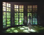  ao_(aohari) blood+ diva_(blood+) duplicate graffiti light lossy-lossless nature scenery school_uniform solo window 