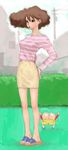  ass bad_id bad_pixiv_id brown_hair crayon_shin-chan mature mooning nohara_misae nohara_shinnosuke pencil_skirt pon skirt 