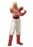  andy_bogard blonde_hair blue_eyes fatal_fury highres male_focus muscle official_art ogura_eisuke solo the_king_of_fighters the_king_of_fighters_xii wrist_guards 