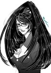  bayonetta bayonetta_(character) glasses long_hair maniera very_long_hair 