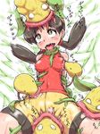  ahegao asphyxiation bellsprout bestiality bike_shorts blush breast_sucking breast_sucking_through_clothes brown_hair creature crying crying_with_eyes_open crystal_(pokemon) earrings fucked_silly gen_1_pokemon highres hun jewelry open_mouth pokemon pokemon_(creature) pokemon_(game) pokemon_gsc rape solo_focus tears tongue tongue_out torn_clothes weepinbell 