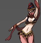  arabian_clothes bad_deviantart_id bad_id bayonetta bayonetta_(character) beehive_hairdo bikini_top black_hair blue_eyes bracelet breasts contrapposto dancer dancing earrings face_mask harem_pants hoop_earrings jewelry large_breasts long_hair looking_at_viewer mask midriff mole mole_under_mouth pants penelope_and_me see-through shawl solo standing tiara underboob veil 