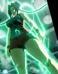  1girl breasts highres large_breasts long_hair maken-ki! media_demitra screencap shorts solo standing stitched 