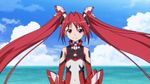  1girl animated animated_gif bow hair_bow mitsuka_souji ore_twintail_ni_narimasu red_eyes red_hair solo tail_red tailred twintails 