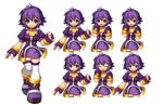  arme arme_glenstid grand_chase purple_eyes purple_hair skirt 