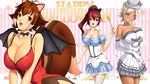  :d alternate_costume animal_ears antenna_hair bangs bare_shoulders bat_wings biting black_wings blazblue blush bow breasts broom broom_riding brown_hair bullet_(blazblue) camisole candle celica_a_mercury choker cleavage collarbone cowboy_shot dark_skin detached_sleeves dragon@harry dress elbow_gloves embarrassed english facial_scar fishnet_pantyhose fishnets flipped_hair frills ghost gloves gold_trim gradient hair_between_eyes hair_bow halloween hand_on_own_chest happy_halloween hat hat_bow head_tilt high_ponytail holding huge_breasts jack-o'-lantern large_breasts layered_dress leaning_forward lip_biting long_hair looking_at_viewer makoto_nanaya multicolored_hair multiple_girls nose_scar o-ring o-ring_top open_mouth orange_eyes pantyhose parted_bangs parted_lips pleated_dress ponytail pumpkin raised_eyebrows red_eyes red_hair scar short_dress short_hair side_slit sideboob sidelocks silver_trim smile squirrel_ears squirrel_tail standing star strapless strapless_dress striped striped_background tail thighhighs top_hat two-tone_hair v_arms vertical-striped_background vertical_stripes wand white_gloves white_hair white_legwear wings witch zettai_ryouiki 