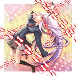  animal_ears bunny_ears danmaku long_hair purple_hair reisen_udongein_inaba solo touhou zen_(raspberry) 