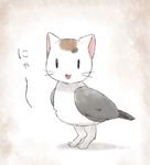  bad_id bad_pixiv_id bird cat fusion maruki_(punchiki) no_humans nyan pun too_literal umineko_no_naku_koro_ni 