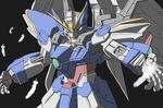  black_background feathers gundam gundam_wing gundam_wing_endless_waltz mecha no_humans simple_background wing wing_gundam wing_gundam_zero wing_gundam_zero_custom wing_zero wings 