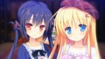  2girls alcot_(company) blonde_hair character_request child clover_days clover_hearts loli long_hair multiple_girls twintails 