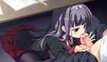  1boy 1girl blush caressing_testicles cum fellatio game_cg imouto_paradise! long_hair nanase_michika oral penis testicles uncensored 