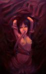  1girls ahegao all_the_way_through ikelag irrumatio multiple_penetration nude oral original penetration rape restrain restrained small_areolae small_breasts small_nipples tentacle tentacle_pit vaginal_insertion 