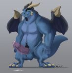  bigcock bluez&atilde;o_(krolz) cum dragon krolz_(artist) male malesolo masturbation penis solo 
