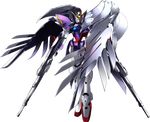  beam_rifle energy_gun gundam gundam_wing gundam_wing_endless_waltz mecha no_humans solo twin_buster_rifle weapon white_background wing wing_gundam wing_gundam_zero wing_gundam_zero_custom wing_zero wings 