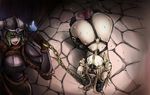  abel_(10258341) animal_ears ashe_(league_of_legends) bad_id bad_pixiv_id bdsm blindfold blonde_hair bondage bound chain crown femdom gag gagged harness human_dog league_of_legends leash long_hair multiple_girls ring_gag sejuani tongue tongue_out vibrator 