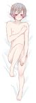  aina123 axis_powers_hetalia bad_id bad_pixiv_id blonde_hair blush dakimakura male_focus norway_(hetalia) nude otoko_no_ko purple_eyes solo 