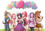  applejack commentary fluttershy highres iron_age multiple_girls my_little_pony my_little_pony_friendship_is_magic personification pinkie_pie rainbow_dash rarity twilight_sparkle 