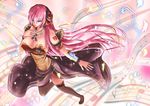  blue_eyes breasts fuyuki_jun highres large_breasts long_hair megurine_luka pink_hair solo v4x vocaloid 