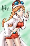  mona mona_(warioware) nintendo orange_hair wario_ware warioware 