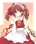  alternate_hairstyle hairband hakurei_reimu morinaga_kobato ribbon solo touhou 