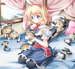  :x alice_margatroid apron bed black_dress blonde_hair bloomers blue_dress blue_eyes bow canopy_bed capelet character_doll dakimakura_(object) doll dress hairband hat hat_bow holding_needle kirisame_marisa matamataro needle open_mouth pillow puffy_short_sleeves puffy_sleeves sash sewing sewing_needle short_sleeves smile solo too_many_dolls touhou underwear upskirt waist_apron window witch_hat yellow_eyes 