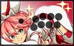  arcade_stick ass blue_eyes controller elphelt_valentine game_controller garter_straps guilty_gear guilty_gear_xrd hat joystick lyn_(shunao) pink_hair smile solo sparkle template thighhighs top-down_bottom-up 