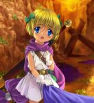  1girl bianca&#039;s_daughter bianca's_daughter blonde_hair blue_eyes dragon_quest dragon_quest_v mutsuki_(moonknives) ribbon solo sword weapon 