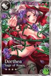 age_of_ishtaria breasts character_name cleavage earrings flower jewelry large_breasts leaning_forward long_hair looking_at_viewer nail_polish plant purple_eyes purple_hair solo vines 