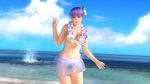  3d alternate_costume ayane_(doa) beach breasts dead_or_alive dead_or_alive_5 dead_or_alive_5_last_round large_breasts lei official_art tecmo topless 