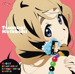  album_cover blonde_hair blue_eyes character_single cover horiguchi_yukiko k-on! kotobuki_tsumugi long_hair looking_back official_art ponytail solo 