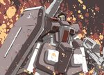  gaoo_(frpjx283) gun gundam gundam_msv heavy_gundam mecha shield weapon 