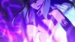  1girl animated animated_gif ass blue_hair breasts female kasuga_hijiri large_breasts lowres nude screaming solo trinity_seven 