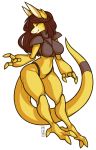  abra anthro breasts brown_hair eyes_closed featureless_breasts featureless_crotch female hair mammal mise misericorde nintendo nude pok&eacute;mon pok&eacute;mon_(species) simple_background smile solo video_games white_background 