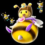  1girl 3d absurdres bee crown gloves high_heels highres honey_queen lips mario_(series) no_humans official_art queen_bee royal royalty super_mario_bros. super_mario_galaxy 