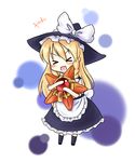  &gt;_&lt; :d bad_id bad_pixiv_id blonde_hair chibi closed_eyes crossover gen_1_pokemon happy hat heart heart_in_mouth hug kirisame_marisa open_mouth pokemon pokemon_(creature) smile staryu tobi_(nekomata_homara) touhou witch_hat xd 