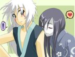  2boys artemis-girl eyes_closed jiraiya multiple_boys naruto orochimaru smile 