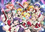  :d ;d ayase_eli bad_id bad_pixiv_id black_hair blonde_hair blue_eyes brown_eyes brown_hair glowstick grin hair_ornament hairclip hoshizora_rin koizumi_hanayo kousaka_honoka long_hair looking_at_viewer love_live! love_live!_school_idol_project minami_kotori multiple_girls nishikino_maki one_eye_closed open_mouth ponytail purple_eyes purple_hair red_eyes red_hair short_hair smile sonoda_umi sore_wa_bokutachi_no_kiseki toujou_nozomi twintails ume_(plumblossom) yazawa_nico 