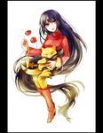  abra black_hair boots dada_(dolce) floating gen_1_pokemon gym_leader levitation long_hair natsume_(pokemon) pantyhose poke_ball poke_ball_(generic) pokemon pokemon_(creature) pokemon_(game) pokemon_rgby smile yellow_eyes yellow_legwear 