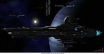  cruiser fleet no_humans science_fiction space space_craft spaceship uchuu_senkan_yamato warship zenseava 