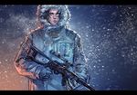 captain_america_the_winter_soldier coat dated gun james_buchanan_barnes letterboxed male_focus marvel parka rifle sniper_rifle snowing solo weapon winter_clothes winter_soldier yoku_(liuyc) 
