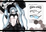  bespectacled blue_eyes bodysuit breasts cape glasses gloves hat kantai_collection large_breasts looking_at_viewer nabeshima_tetsuhiro pale_skin shinkaisei-kan short_hair silver_hair solo tentacles wo-class_aircraft_carrier 