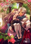  arisen_(dragon's_dogma) armor blue_eyes breasts brown_hair carrying cleavage cover cover_page dark_skin doujin_cover dragon's_dogma dress earrings elbow_gloves flower gloves hair_flower hair_ornament height_difference jewelry large_breasts legs_together long_hair multiple_girls nanakichi oppai_loli pawn_(dragon's_dogma) pointy_ears princess_carry short_hair silver_hair size_difference smile thighhighs tiara white_legwear yuri 