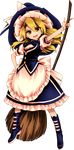  :d blonde_hair broom full_body harukawa_moe hat kirisame_marisa long_hair official_art open_mouth smile touhou transparent_background urban_legend_in_limbo v-shaped_eyebrows witch_hat yellow_eyes 