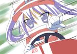  bad_id bad_pixiv_id cosplay drifting hat hiiragi_kagami lavender_hair lucky_star mario mario_(cosplay) mario_(series) mario_kart oku_no_shi purple_eyes solo speed_lines steering_wheel super_mario_bros. twintails 