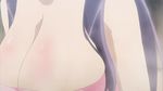  1girl animated animated_gif bouncing_breasts breasts cleavage hiyorimi_sawawa kaibutsu_oujo naked_towel screencap solo towel 