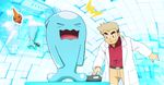  1boy animated animated_gif ookido_yukinari pokemon pokemon_(anime) rotom wobbuffet 