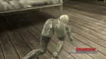  1girl all_fours ass blonde_hair catsuit from_behind laughing_octopus metal_gear metal_gear_(series) metal_gear_solid metal_gear_solid_4 short_hair 