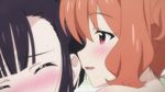  2girls animated animated_gif breast_grab ear_licking ears ghost grabbing groping kanzaki_mitsuki kotobuki_hiyori licking multiple_girls saikin_imouto_no_yousuga_chotto_okashiindaga yuri 