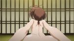  1girl amatsume_akira animated animated_gif ass doggystyle female from_behind looking_back lowres nude pov sex vaginal yosuga_no_sora 